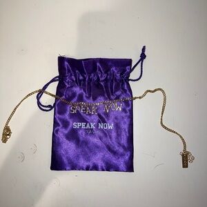 Taylor Swift SPEAK NOW Gold Choker Taylor’s Version Merch Drop